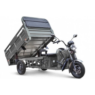 Грузовой электротрицикл Rutrike D4 NEXT PRO 1800 72V1500W, серый