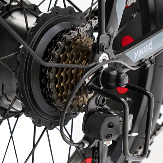 Электровелосипед Minako F11 Pro 20ah, черный