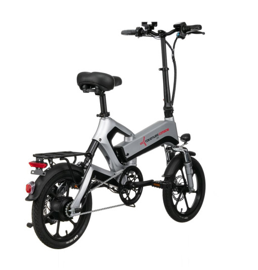 Электровелосипед Yokamura Combo c подвеской, серый