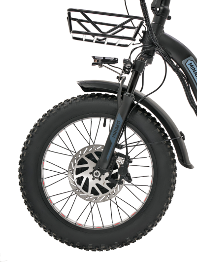 Электровелосипед Minako F11 Dual, черный