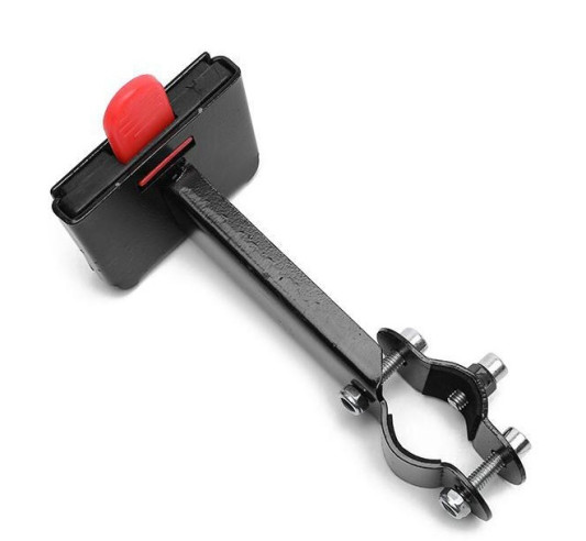 Пластиковая корзина с замком подсидельная, черная