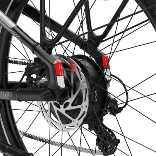 Туристический электровелосипед OKAI EB80 TraVRS черный